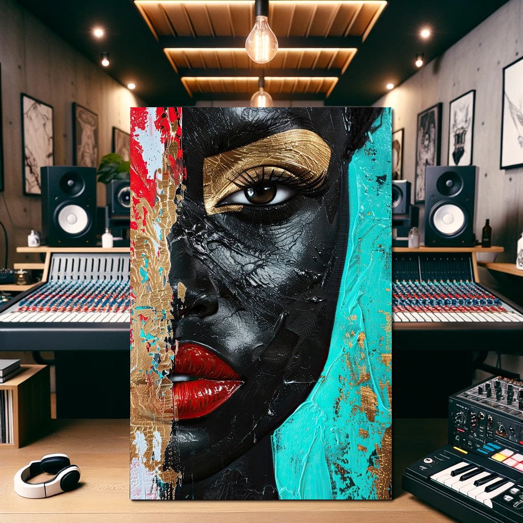 Tablou canvas cu portretul unei femei, tablou canvas pentru perete